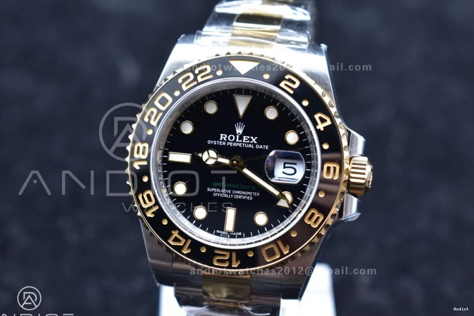 VR3186 Tone YG 116713 Two SS II Steel 904L Clean 1:1 Edition GMT-Master Best 0518